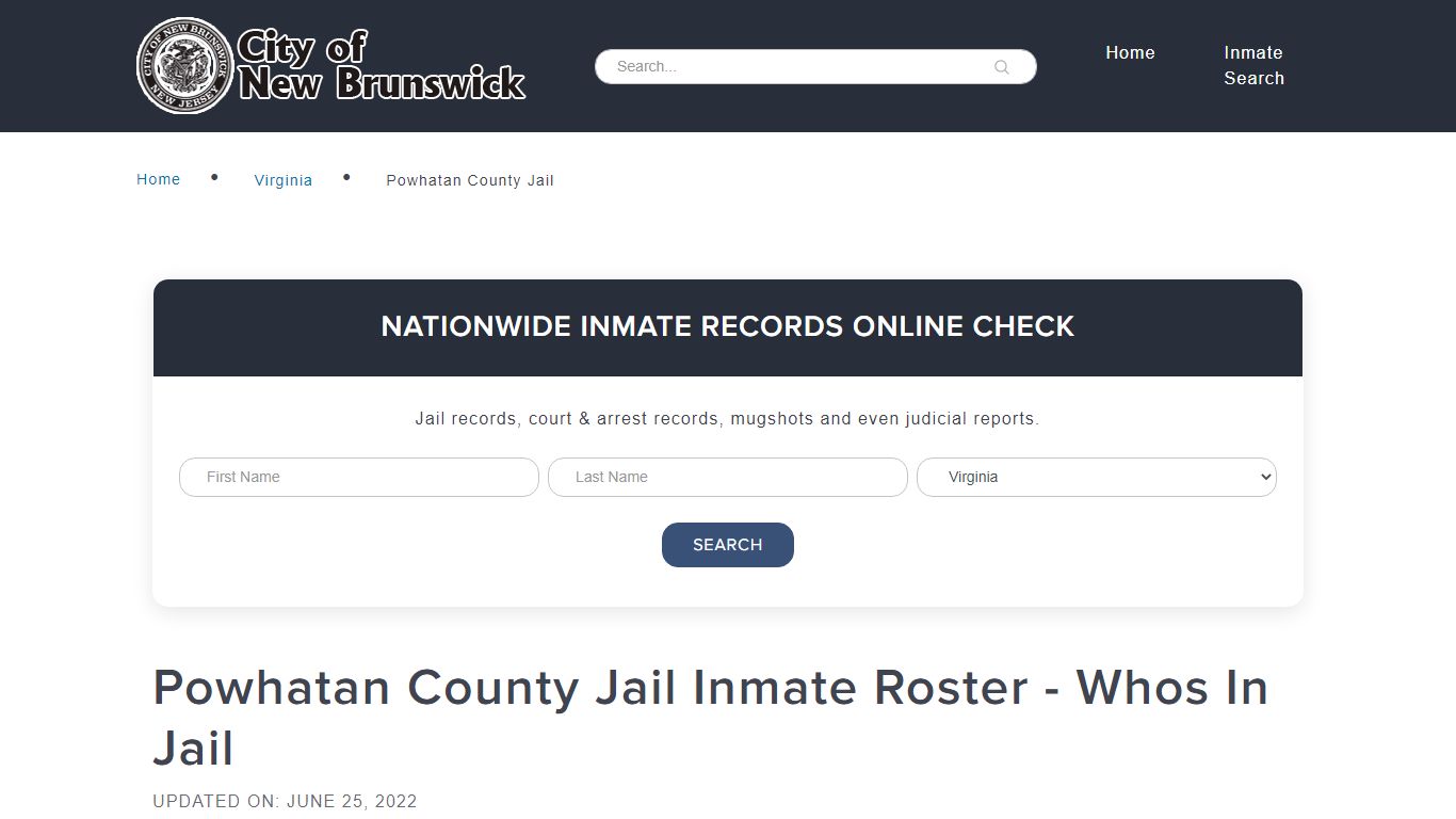 Powhatan County Jail Inmate Roster - Whos In Jail