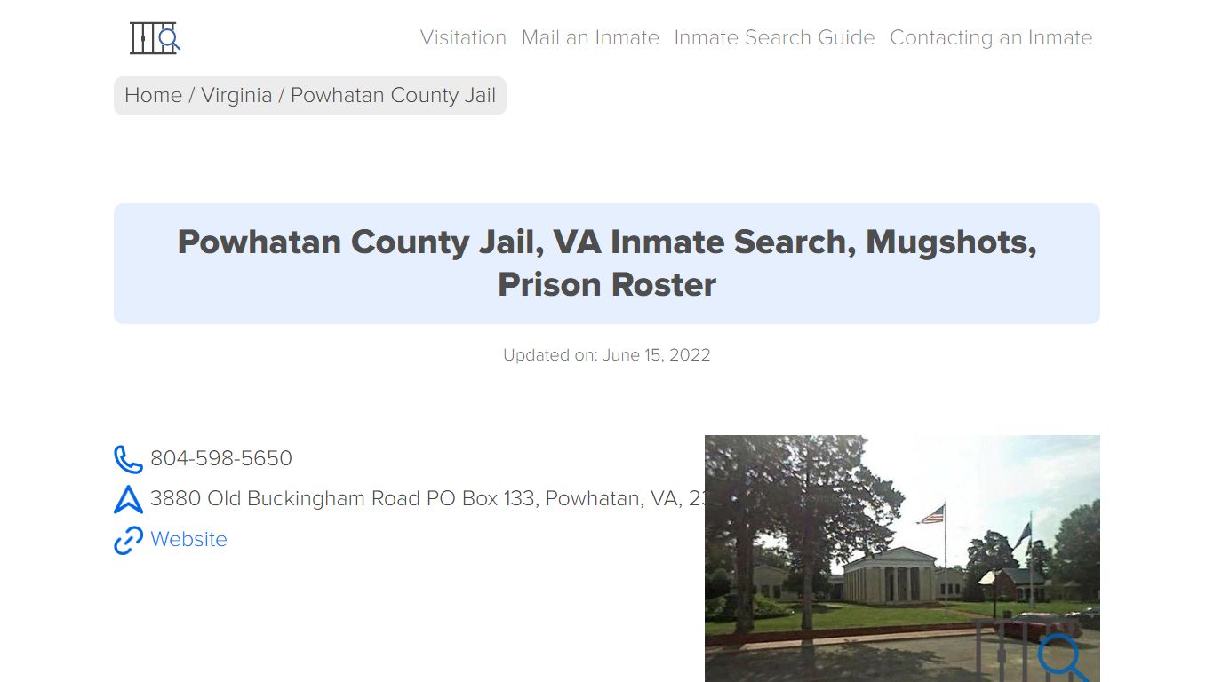 Powhatan County Jail, VA Inmate Search, Mugshots, Prison Roster