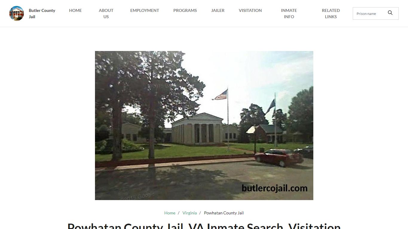 Powhatan County Jail, VA Inmate Search, Visitation Hours